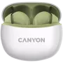 Auriculares in-ear CANYON TWS-5, verde Bluetooth 5.3, control táctil, entrada de carga: USB-C