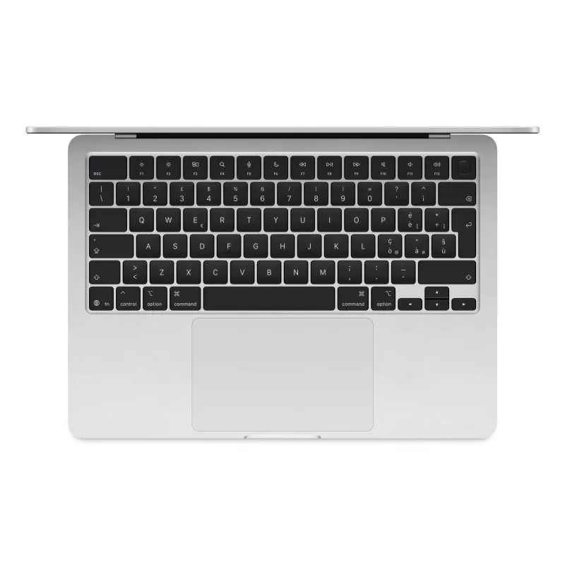 Apple MacBook Air 13 (2025), 16 GB, 512 GB, M4 (10-CPU/10-GPU), Plata, fuente de alimentación Dual USB-C de 35W, Alemán, MW0X3D/A