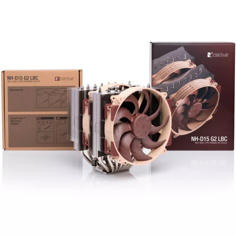Sistema de refrigeración para procesador Noctua NH-D15 G2 HBC disipador de aire 14 cm