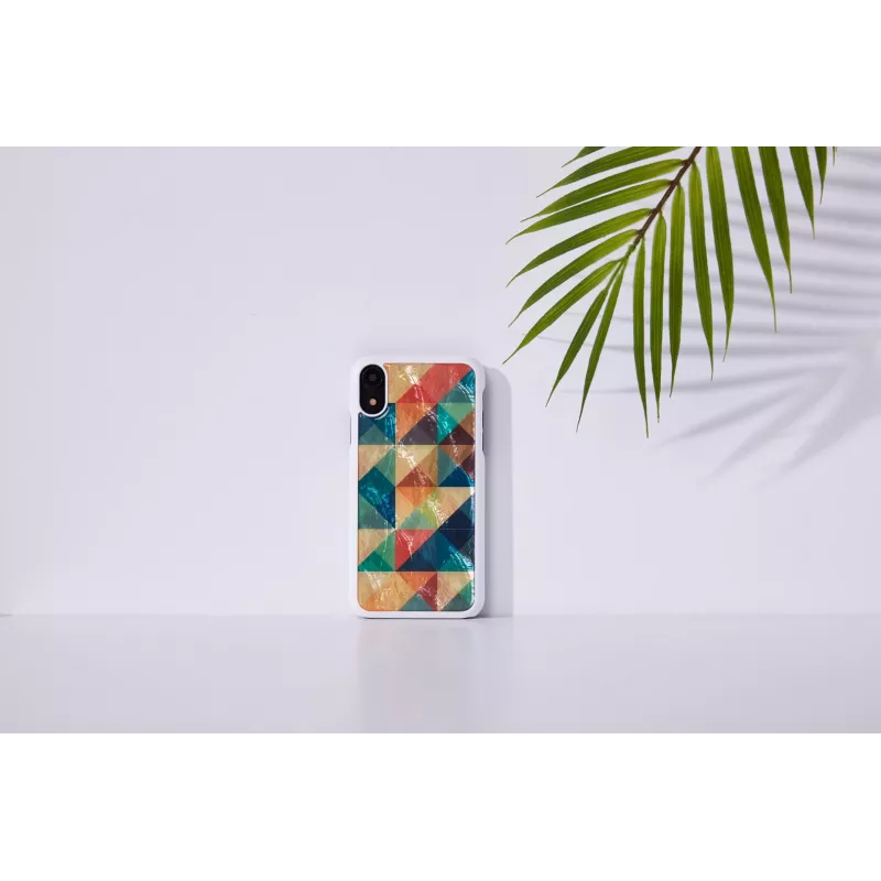 iKins Mosaic funda blanca para iPhone XR, K1713H
