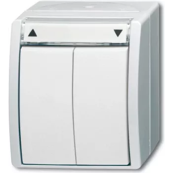 BUSCH-JAEGER pulsador de persiana 2621/4W-54 ocean blanco alpino IP44 2621/4W-54 (2621/4W-54)
