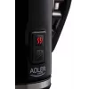 Espumador/calentador de leche automático Adler AD 4478 — recipiente de acero inoxidable, capacidad 240 ml, 500 W, caliente y frío