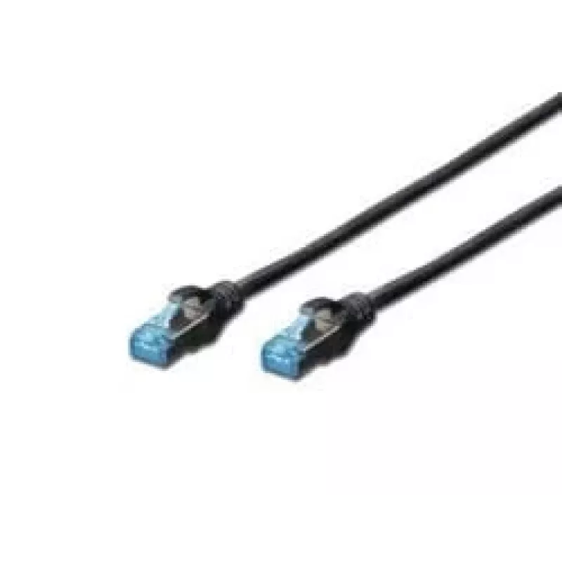 Cable de red Digitus CAT 5e SF/UTP RJ-45 RJ-45 0,5 m negro