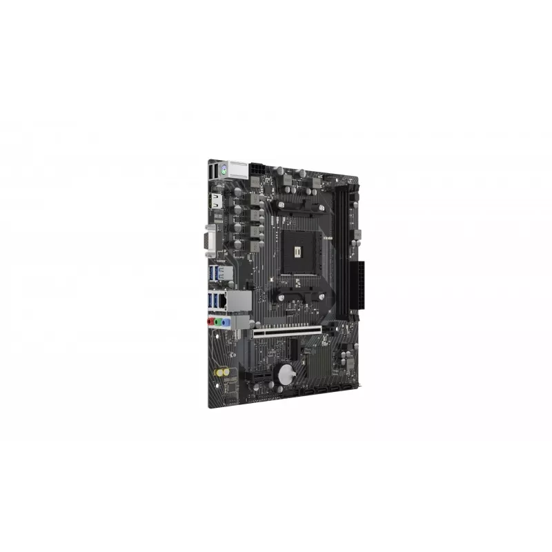 Placa base Micro-ATX Sapphire A520M-E para socket AM4, chipset AMD A520, 2x DDR4 DIMM, máx. 64 GB, PCIe 3.0 x16/x1, SATA III, Gigabit LAN