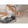 Brita Glass+1 Maxtra Pro Pure Performance jarra filtrante de cristal, 2,5 l totales / 1,5 l filtrados, apta para lavavajillas, gris