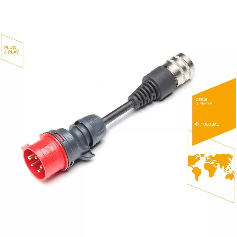 Adaptador de seguridad Juice Technology JUICE CONNECTOR, CEE16 / 400V, 3 fases (rojo, para JUICE BOOSTER 2)