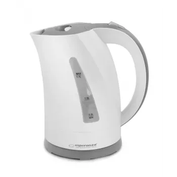 Hervidor de agua Esperanza 1,7 l 2200 W gris blanco