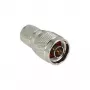 Conector coaxial DELOCK 88857 RP-TNC, contactos niquelados, plata, 20×20×37,3 mm