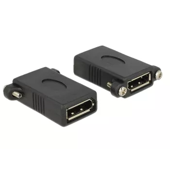 Adaptador DisplayPort DeLOCK DisplayPort 1.1 F-F Negro
