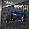 Akyga Classic AK-C1-800 Fuente de alimentación ATX 800 W, 80 PLUS, PFC activo, ventilador de 120 mm