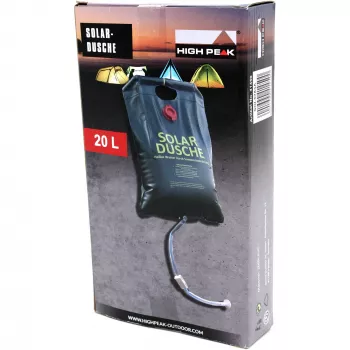 Ducha solar, 20 litros (negro)