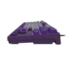 Teclado gaming NATEC Fury Kanabo K2 US retroiluminado blanco mecánico gris-lila