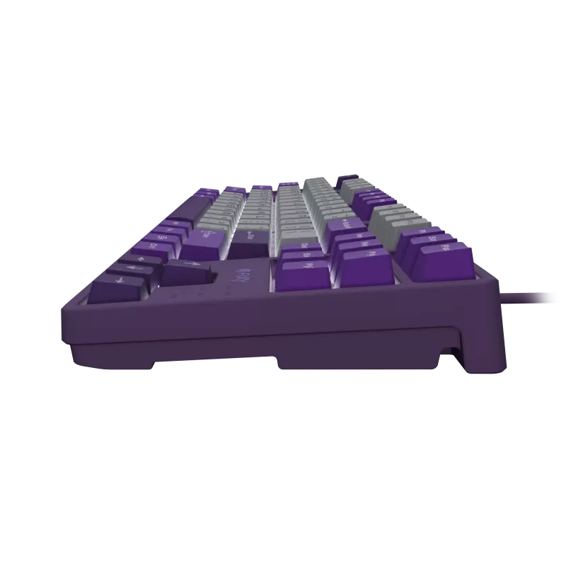 Teclado gaming NATEC Fury Kanabo K2 US retroiluminado blanco mecánico gris-lila