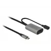 Delock USB-C Cable alargador activo, 5 m, USB 5 Gbps (USB-20225 / 85392)