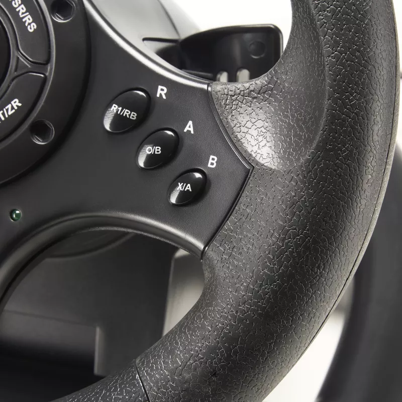 Volante + pedales Subsonic SA5426-NG negro USB rotación 180°