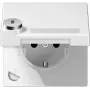 JUNG LS 1520 NAKLSL WW - Type-F - 1 módulo(s) - 2P - Blanco - Termoplástico - IP44