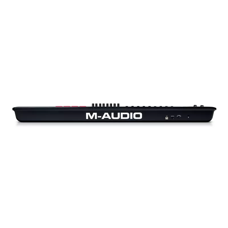 Teclado MIDI M-Audio Oxygen 61 MKV – Controlador USB de 61 teclas con 16 pads, 8 mandos giratorios, pantalla, pitch bend (negro)