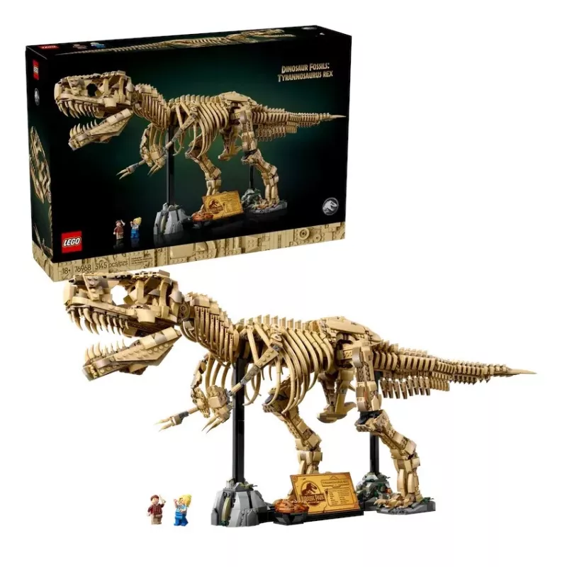 LEGO Esqueletos de dinosaurios Tyrannosaurus 76968 Set de construcción – modelo de esqueleto de T. rex para construir