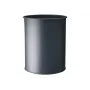 Papelera Durable 330158 15 L redonda metal antracita