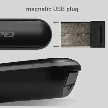 Presentador con puntero láser 4en1 USB 3.0 2,4 GHz 30 m