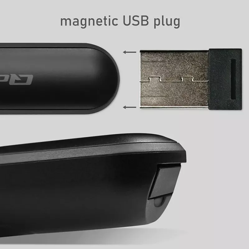 Presentador con puntero láser 4en1 USB 3.0 2,4 GHz 30 m