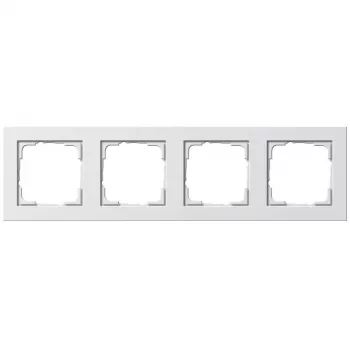 Tapa de interruptor Gira E2 Blanco — Termoplástico, diseño sin tornillos, 80,8×294,7×9,3 mm