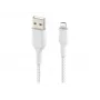 Belkin BOOST CHARGE - Cable Lightning - Lightning macho a USB macho - 3 m - blanco - para Apple iPad/iPhone/iPod (Lightning)