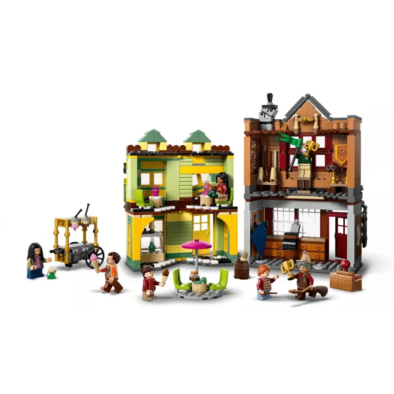 LEGO Harry Potter 76452 Quidditch Supplies Eiscremesalon Mini‑Build‑Set, 795 piezas, 6 minifiguras, edad 8+