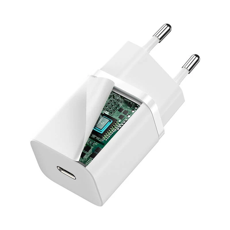 Baseus CCSUP-J02 cargador universal para dispositivos móviles blanco AC carga rápida