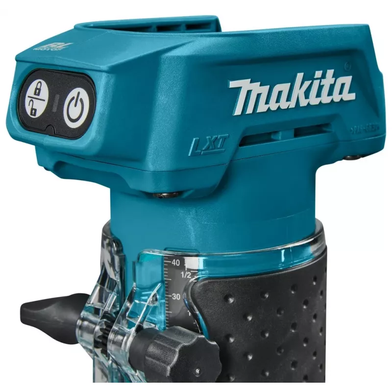 Fresadora de superficie sin escobillas Makita DRT52Z 18V LXT 6 mm (1/4