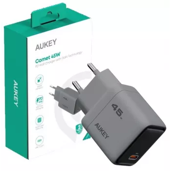 Cargador de pared Comet 1xUSB-C PD 45W PA-C2