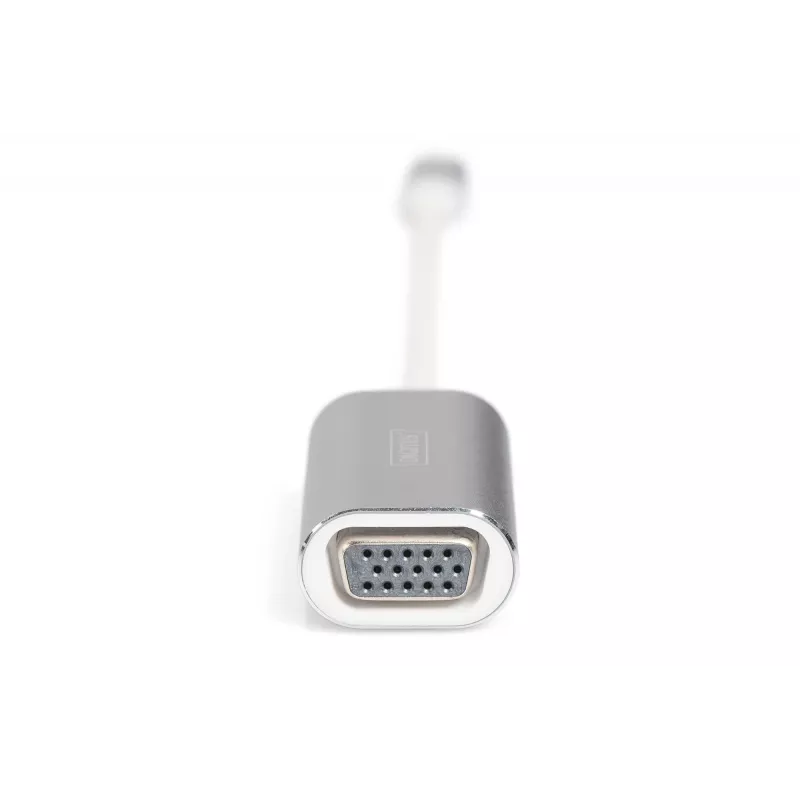 DIGITUS DA-70837 adaptador VGA 1080p FHD a USB 3.0 Type-C, aluminio