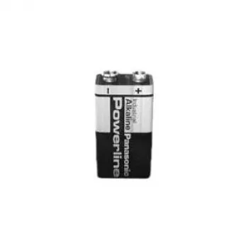 Panasonic Battery Powerline - Pila de 9V bloque cartón (12x1=12 uds.) (6LR61AD/B)