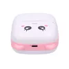 Impresora térmica de recibos Extralink EPP-001 con 5 rollos de papel térmico autoadhesivo, rosa