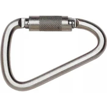 Mosquetón de escalada MAS BS 25 TW L124xB79xD11aprox.mm acero galvanizado EN 362 Cl.B MAS (52519)