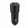 Cargador de coche para dispositivos móviles Gembird TA-UC-AC2PDQC38-CAR-01, USB-C, 38 W, 12-24 V, negro