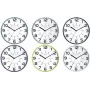 Unilux POP Reloj de pared de cuarzo, 300 mm, negro, números negros