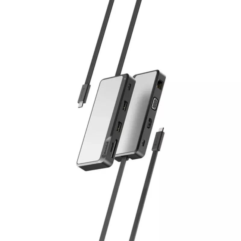 ALOGIC Fusion Pro TOUR FUPHDVG1 USB-C base de conexión compacta 8 en 1