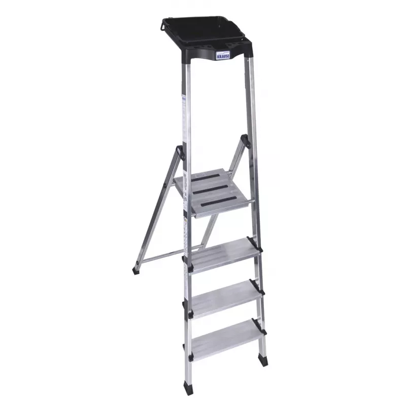 Escalera plegable Krause Secury plata