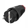ABL Expert conector macho Schuko 100000043 (TPE) negro sv IP44 3x2,5 (100000043)
