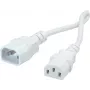 Cable de alimentación ROLINE GREEN C14/C13 LSOH 1,8 m blanco - Cable - 1,8 m