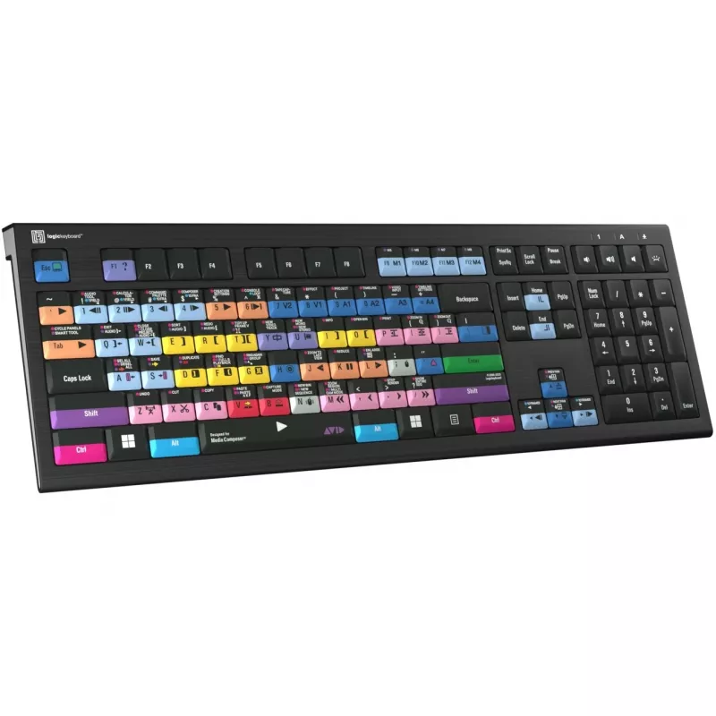 LogicKeyboard Astra 2 Pro Avid Media Composer teclado de edición retroiluminado, UK, PC