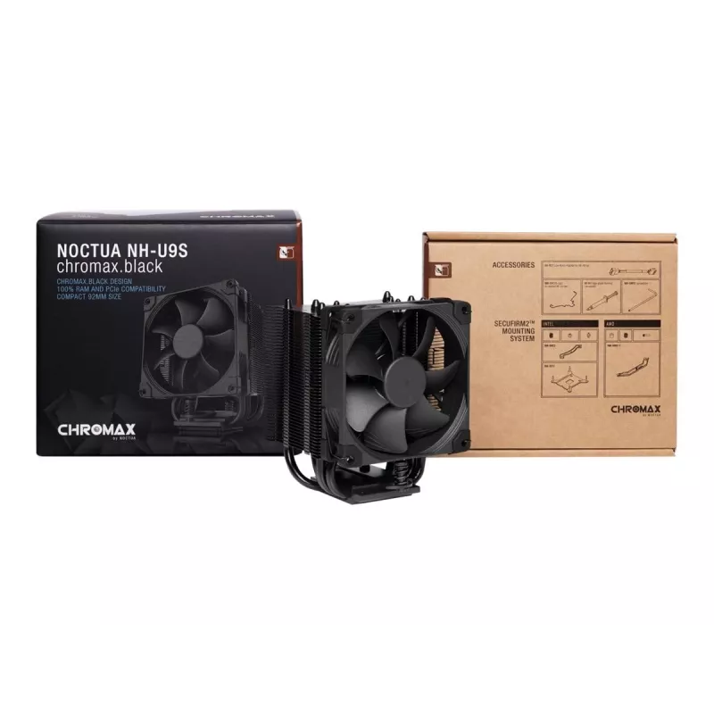 Disipador CPU Noctua NH-U9S chromax.Negro