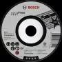 Bosch 2608602489 disco de desbaste acodado para acero inoxidable, 150 mm