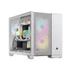 Corsair 2500D AIRFLOW caja para PC Micro ATX de doble cámara – blanca CC-9011264-WW