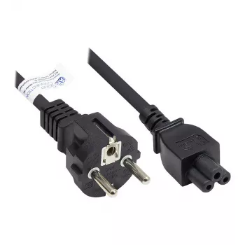 Good Connections conector Schuko a C5 negro 3 m