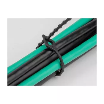 DeLOCK brida de cable con cuentas 19568 L 150 x An 2,4 mm negra 100 uds.