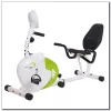 Bicicleta estática magnética horizontal blanca y verde HMS R9259
