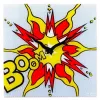 Reloj NeXtime 8173 Boom, 43x43 cm, reloj de pared, rojo/amarillo/blanco