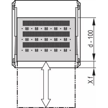 SCHROFF bandeja de rack extraíble - Rack AUSZ.FACH. 800B 700T (22130374)